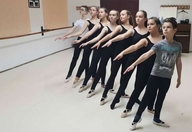 Polaznici Baletske škole u Alibunaru