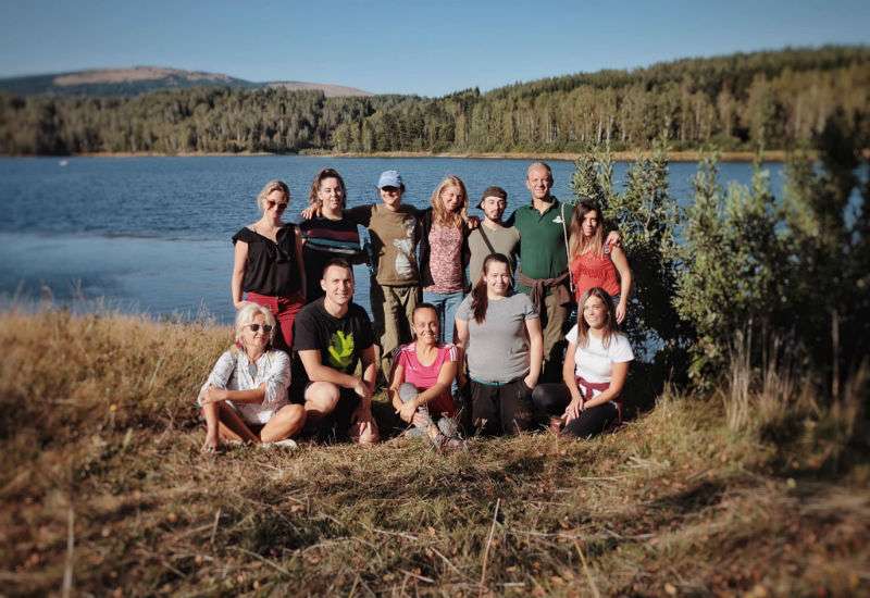 Učesnici trećeg Eko susreta mladih na Vlasinskom jezeru