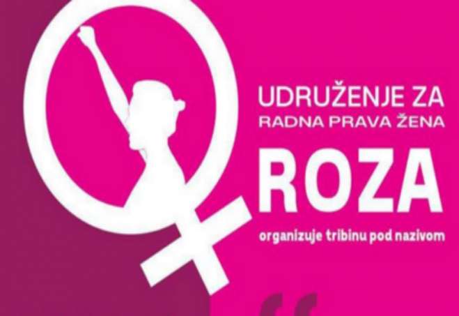 ROZA uz lokalnu podršku organizacije ŽMIG Ženska mirovna grupa - Pančevo organizovaće u ponedeljak, 18. aprila u 19 sati, u Domu omladine Pančevo, tribinu na temu "Ekonomska i radna diskriminacija žena"