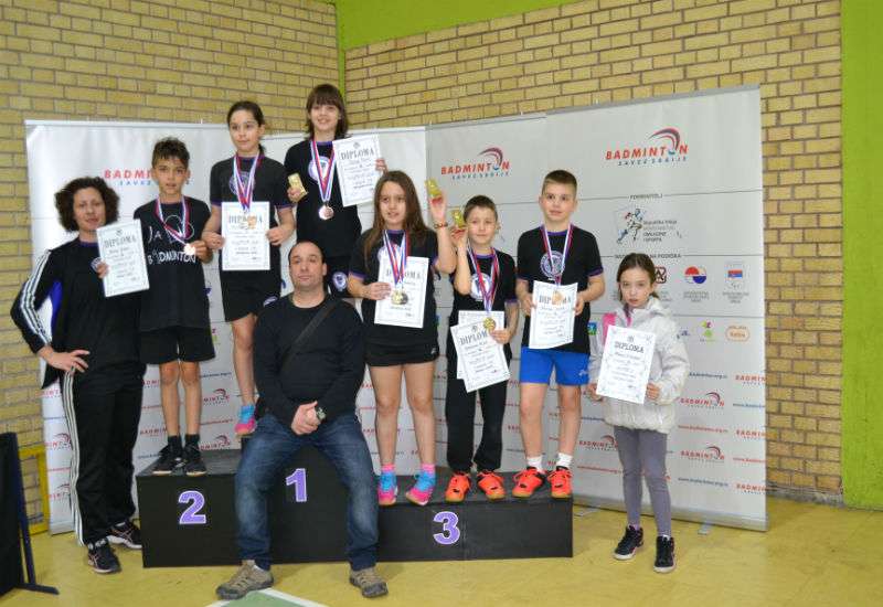 Takmičari Badminton kluba “Pančevo” osvojili su sedam medalja na ovom kupu