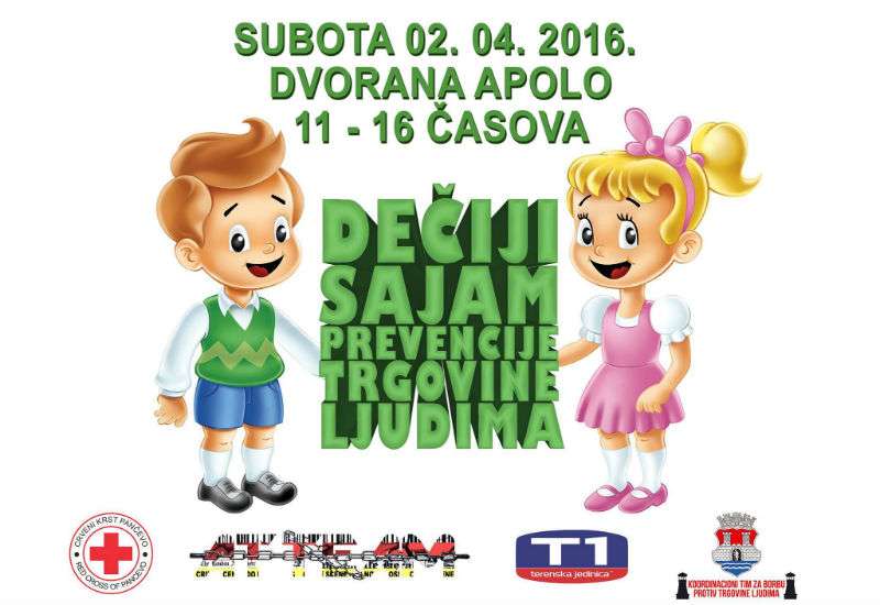 Dečiji Sajam prevencije trgovine ljudima je namenjen deci pred&scaron;kolskog uzrasta, kao i učenicima nižih razreda osnovnih &scaron;kola