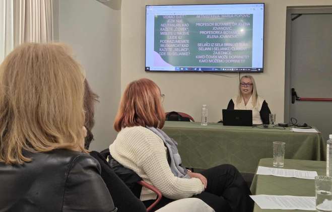 Radionica je fokusirana na praktične veštine etičkog izveštavanja o temama koje povezuju ekološku krizu i rodnu nejednakost