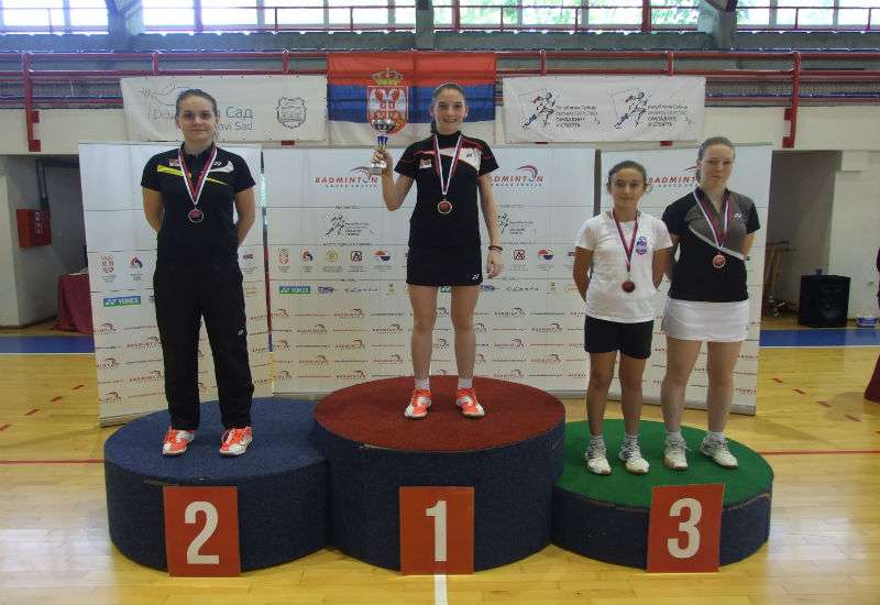 Badminton: Bojana Jovanović prvakinja Srbije treći put zaredom, Dinamovke ekipno treće u Srbiji