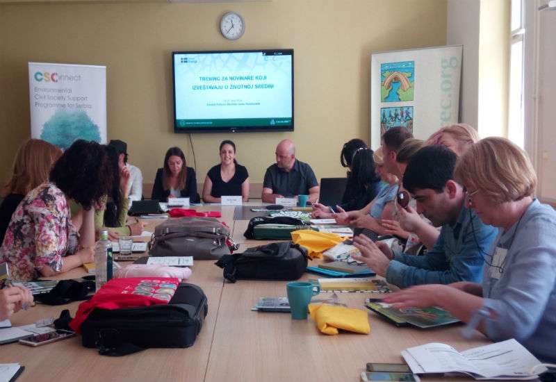 Trening za novinare je održan u Sremskim Karlovcima u Ekolo&scaron;kom centru Radulovački od 25. do 27. aprila