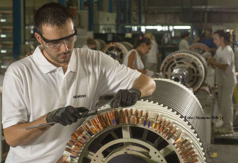 Generatori koji se proizvode u fabrici Siemens u Subotici