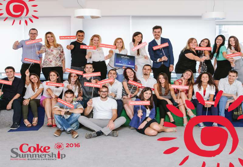 Coca-Cola Hellenic Srbija četvrti put za redom organizuje jedinstveniprogram prakse kojimladima pružapriliku za uspe&scaron;an početak poslovne karijere kroz rad sa mentorima, edukaciju, treninge i upoznavanje funkcionisanja velikog poslovnog sistema